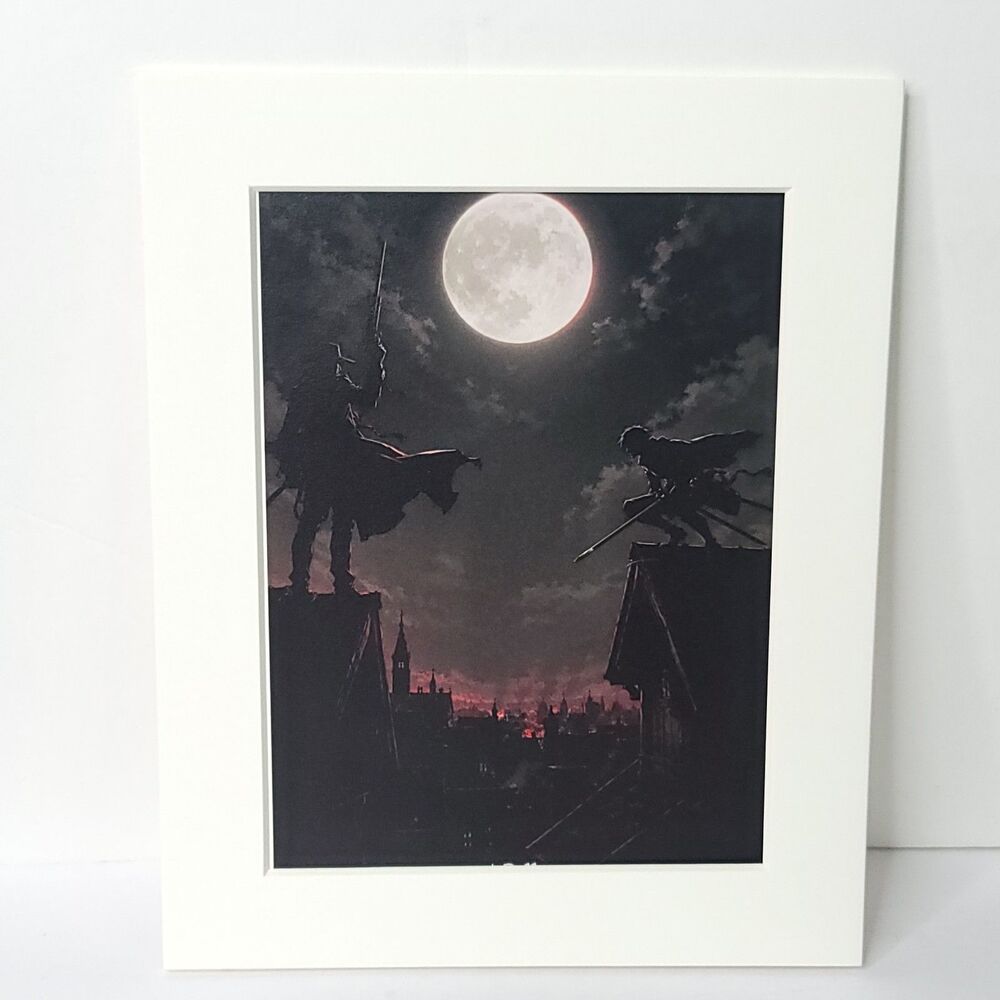 Levi Kenny Moon Attack On Titan Still Shot Card Anime Wall Art Oversize Board A4